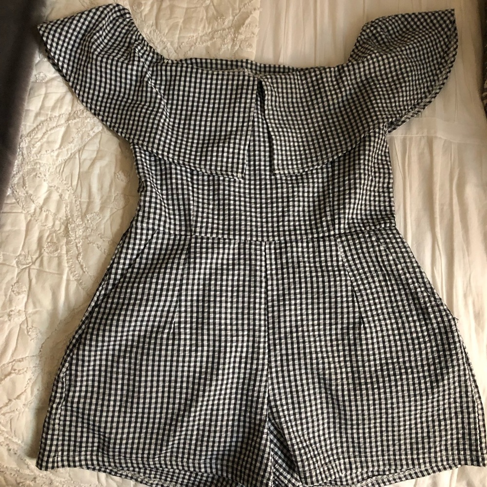 Gingham Romper - image 1